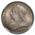 thumbnail image 2 of 1893 Great Britain Silver Florin Veil Head Victoria MS-65 NGC, 2 of 3
