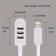 thumbnail image 3 of SNNROO 120CM/74IN USB Splitter Multifunction Docking Station - USB Hubs with Converter Function for Easy Connectivity and Expansion, 3 of 6