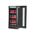 thumbnail image 3 of Whynter BBR-801BG Built-in Black Glass 80-can Capacity 3.4 cu ft Beverage Refrigerators, Silver, 3 of 8