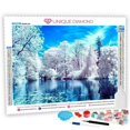 thumbnail image 2 of 5D Diamond Painting Winterlandschaft, 2 of 10