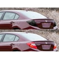 thumbnail image 3 of Rvinyl Tail Light Tint Covers Compatible with Honda Civic 2012-2012 (Sedan) - Blackout Smoke, 3 of 10