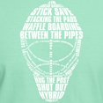 thumbnail image 3 of CafePress - Hockey Goalie Mask Text Dark T Shirt - Men's Classic Graphic Cotton T-Shirt, 3 of 4