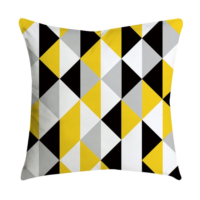Pineapple Leaf Yellow Case Sofa Car Waist Throw Cushion Cover Home Decor