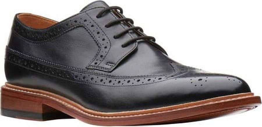 bostonian men's no16 soft wing oxford, black leather, 120 m