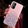 thumbnail image 1 of Funda de teléfono con purpurina de lujo para Samsung Galaxy A10, A31, A51, A71, A70, A50, S10, S20, S21, S9, S8 Plus, S10 E, suave funda de silicona transparente, 1 of 4