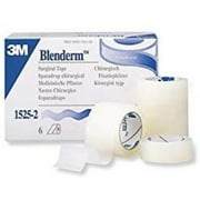 Medical Tape 3M Blenderm Waterproof Plastic 1" X 5 Yard Transparent NonSterile - 1 Each - (Pack of 6)