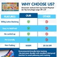 thumbnail image 5 of Alfombra de juego para niños, antideslizante, para conducir coches de juguete, para ciudad, para niños, niñas, educativa, con temática de tráfico, para sala de juegos, 5 of 5