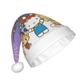 thumbnail image 2 of Lsque Sanrio Print Santa Hat Christmas Hat Funny Christmas Hat Christmas Knitted Beanie Hat For Men Women Adult, 2 of 7
