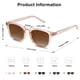 thumbnail image 5 of Lentes de Sol SOJOS SJ2155 Polarizados Estilo Vintage para Mujer/Hombre, 5 of 6