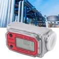 thumbnail image 3 of Eujgoov LLW-25 Medidor de flujo de turbina con pantalla LCD digital Medidor de flujo de combustible Medidor de flujo para productos químicos de queroseno diésel Bomba de turbina ANGGREK Otros, 3 of 8