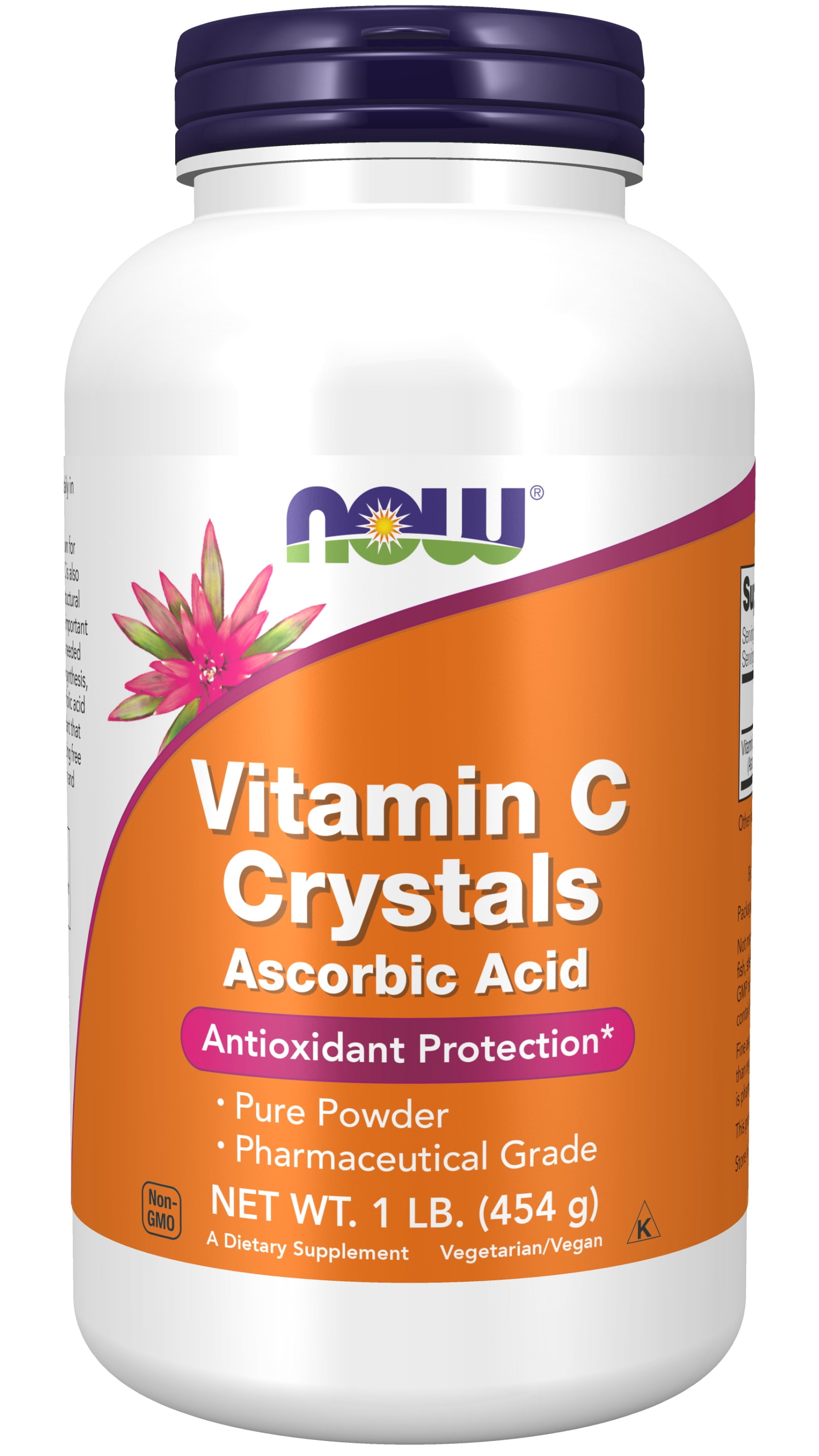 NOW Supplements, Vitamin C Crystals (Ascorbic Acid), Antioxidant Protection*, 1-Pound