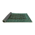 thumbnail image 2 of Ahgly Company Indoor Rectangle Persian Turquoise Blue Traditional Area Rugs, 6' x 9', 2 of 4