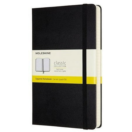 Moleskine Notebook, Expanded Large, Squared, Black, Hard Cover (5 x 8.25) (Books)