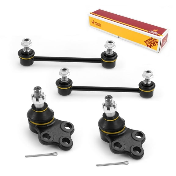 Metrix Premium Chassis Parts - 4 PC L/R Front Sway Bar Stabilizer End Link & L/R Front Lower Ball Joint Kit Fits 96-04 Nissan Pathfinder, 97-03 Infiniti QX4, Replacement K90659, K90662