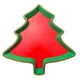 thumbnail image 1 of Platos de Galletas con Forma de Árbol de Navidad, 1 of 6