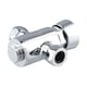 thumbnail image 2 of KDJ Chrome Timed Non Concussive Exposed Shower Valve, Self Closing Brass Shower Valve for Gym Pool Schools, Water Efficient Compact Shower Head, 2 of 10