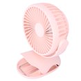 thumbnail image 4 of Ventilador de clip mini USB Sincero recargable 4 velocidades rosa, 4 of 10