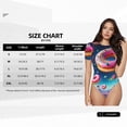 thumbnail image 5 of Zufioo Starry Sky Colorful Donut Women's Shapewear Bodysuits, Slimming Fit Body Suit,One Piece Bodysuit,Body Shaper,Easy To Put On and Take Off -Small, 5 of 7