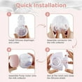 thumbnail image 6 of Yadala Wearable Breast Pumps S9, Hands Free Electric Breast Pump 24mm with 2 Modes, 5 Levels, Pink, 6 of 9