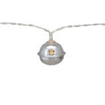 thumbnail image 6 of Northlight LED Christmas Bells Fairy Lights - 5.5' - Clear Wire - Silver - 10ct, 6 of 6