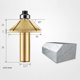 thumbnail image 2 of Diamond Grinding Edge Router Bits - 45 Degree Oblique Milling Cutter with Bearing(1/2 inch-Shank), 2 of 5