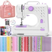 Sewing Machine for Beginners,12 Built-in Stitches Portable Sewing Machine with Storage Bag for Kids