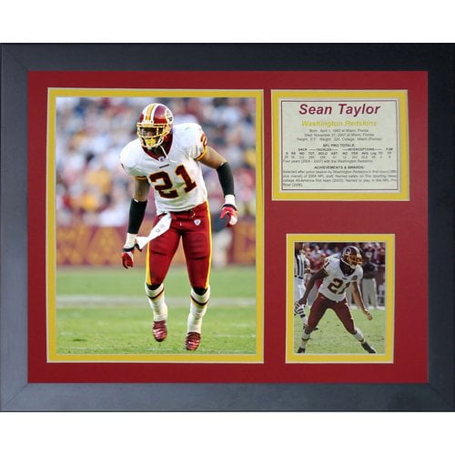 Legends Never Die Sean Taylor Home Framed Memorabilia