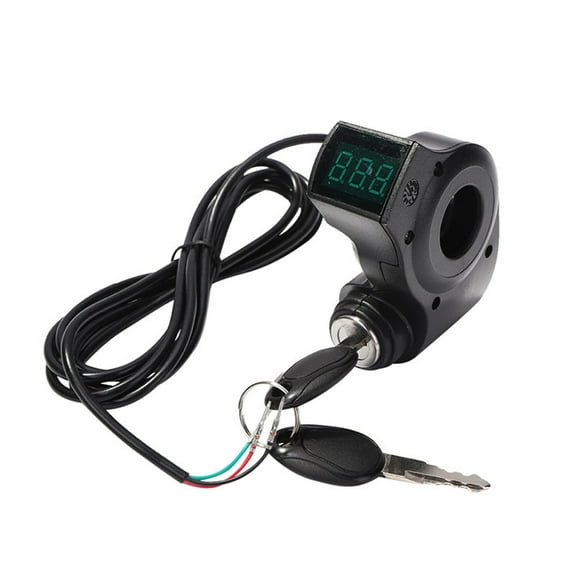 Ignition Lock,Thumb With Compatible Lock M4 Handlebar Switch Thumb Switch Thumb With Lock Handlebar Switch Buzhi Mewmewcat Twirltide Hxber