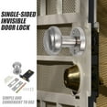 thumbnail image 4 of 1 Ensemble Poignée de Porte Bouton de Porte Interne Ensemble Bouton de Porte de Passage pour Porte Intérieure, 4 of 9