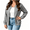 Gray, variant on CBASIHI Womens Zip Up Jackets with Pockets- Loose Fit Fall Long Sleeve Casual V Neck Lightweight Sweatshirts Black Size S-2XL