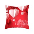 thumbnail image 2 of Puntoco Valentine'S Day Pillowcovers 18X18 Inch Peach-Skin-Like Cloth Pillowcase Valentine'S Day Decor for Sofa Couch, 2 of 5