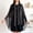 Black, variant on Free Size Thin Shimmer Capes, Elegant Wavy Rhinestone Open Front Ponchos, Luxurious Banquet Flowing Overdress, Dress Matching Evening Accessory Shawl with Wavy Hot Diamonds