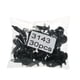 thumbnail image 2 of Sujetadores de parachoques de nylon Fender Rivet Clips 30PCS 8mm Sujetadores de automóvil Carevas  Clips de sujeción, 2 of 7