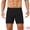 Black, variant on DARING DIVA Men's Elastic Waistband Soft Mid-Waisted Solid Underwear 30 Dark Blue