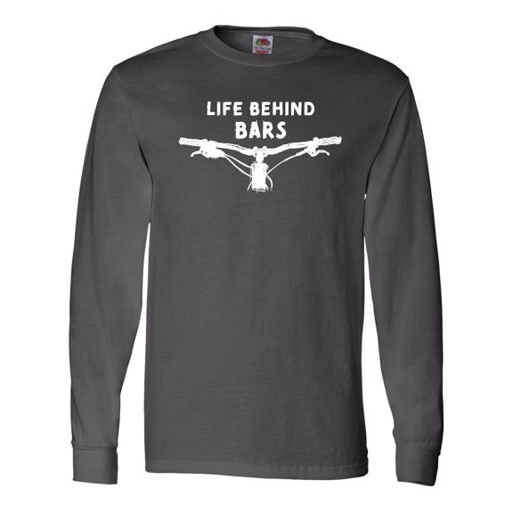 Inktastic Life Behind Bars Mountain Bike Long Sleeve T-Shirt