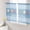 Blue, variant on Coastal Blue Striped Sheer Curtains 45 Inch Length 2 Panels Set for Living Room/Bedroom, Ocean Sea Summer Starfish Coral Shells Semi Curtain Sheers Rod Pocket Curtains Window Treatment 52''x45''x2