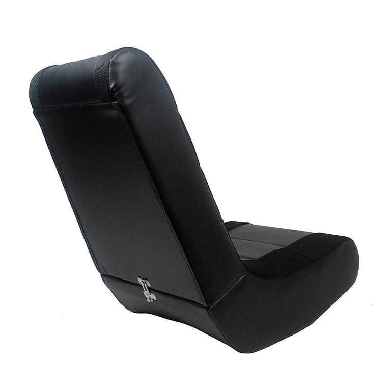 Loungie Rockme Black/Silver Gaming Chair in the Video Gaming