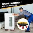 thumbnail image 2 of ZEN Furniture Dolly, Anti-Slip Heavy Duty Furniture Movers with 360° Rotation Wheels, Dolly Kit Movers Sliders with Furniture Lifter for Moving Appliance,Sofa,Mattresses,Heavy Objects Up to 1100 lbs, 2 of 8
