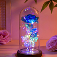 thumbnail image 1 of FTCBJJA Flor Rosa Preservada Qixi Galaxia Mariposa Flor Púrpura Gifts, Día de San Valentín, Regalo de Boda de Aniversario de Cumpleaños, 1 of 7