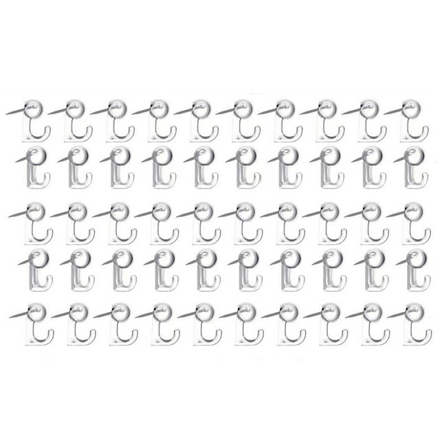50 Pcs Épingles à Pousser pour Photos Hooks Épingle à Pouce Hooks pour Mur de Planche