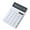 White, variant on Necvior 12 Digit Desktop Calculator with Solar Power for Students and Professional