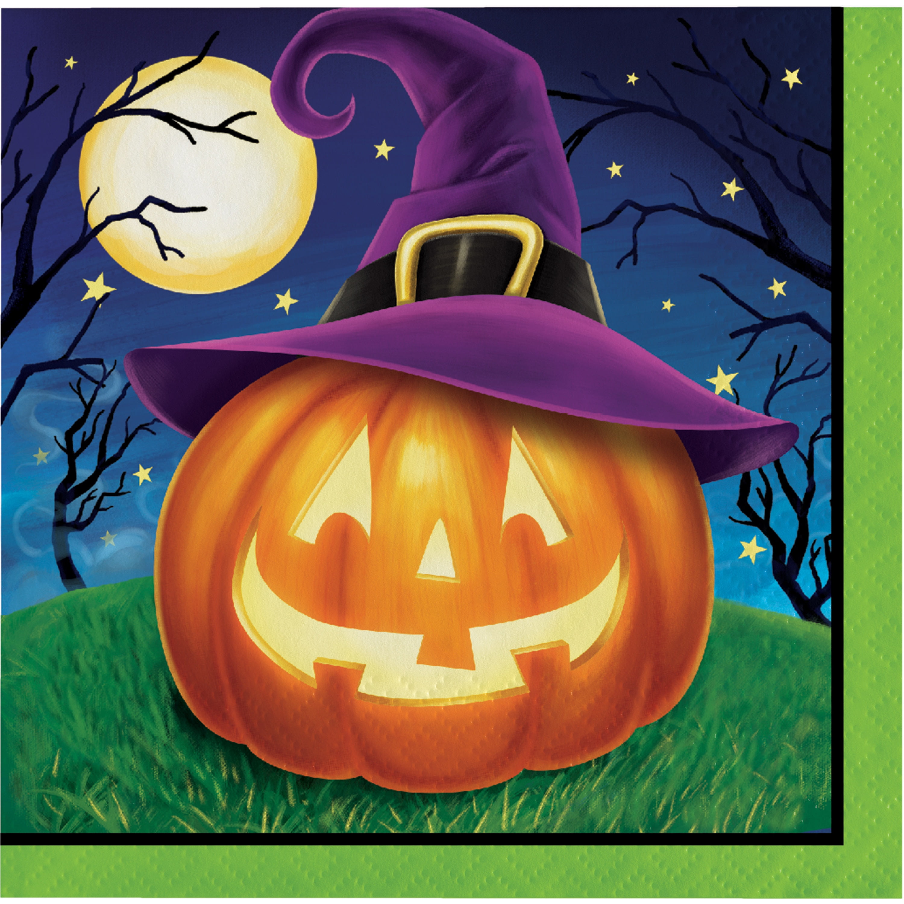 Halloween Eve Beverage Napkins, 16 pack