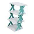 thumbnail image 2 of Foldable Shoe Rack Vertical Shoe Storage Organizer for Apartment Garage 4Layer 50cm, 2 of 8