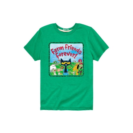 

Pete The Cat - Farm Friends Forever - Toddler Short Sleeve Graphic T-Shirt