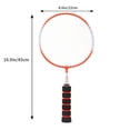 thumbnail image 2 of Raindrops 1Set Orange Badminton Racket with Soft Comfortable Grip Made from Alloy and Nylon Materials, 2 of 8