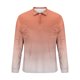 thumbnail image 5 of Blusa y camisa de manga larga con cuello vuelto para hombre, informal, con cuello vuelto, estampado, para fitness, deportiva, de manga larga, de poliéster, 5 of 5