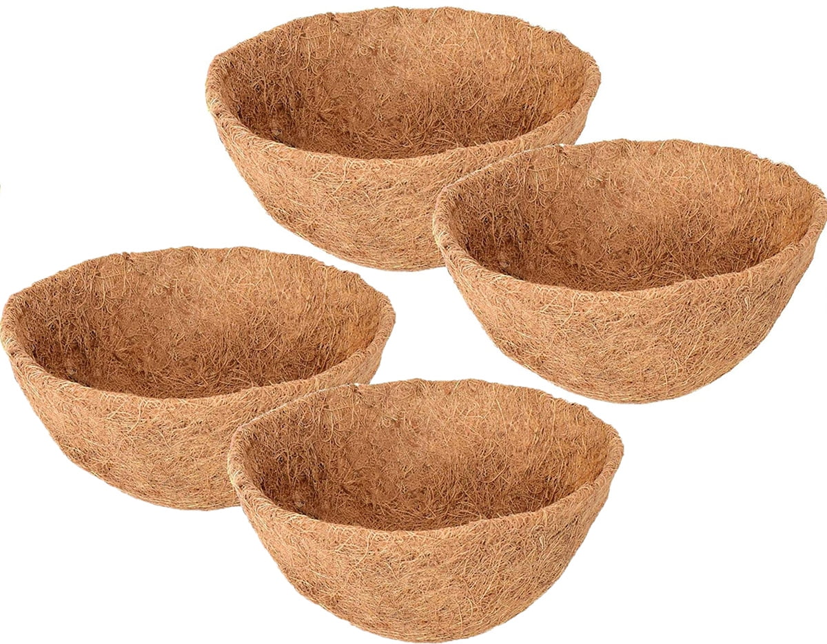 Coco Liners for Planters 16 Inch,Coco Liners for Hanging Baskets,4PCS