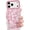 Pink Sage Floral, variant on Case for iPhone 17, Compatible with Magsafe, Vintage Sage Flower Floral Design for Women Girls, Hybrid Heavy Duty Protection Shockproof Phone Cover, Purple