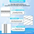 thumbnail image 6 of XPOPR Adjustable Metal Storage Rack with Wheels Mesh Shelving Unit Heavy Duty Storage Shelving Unit Chrome 14"D x 30"W x 60"H, 6 of 9