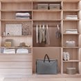 thumbnail image 5 of Unique Bargains 1 Pack Clothes Storage Bags Moving Bags Light Gray 28*20*12in, 5 of 7